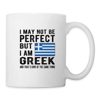 Greek Greece Flag Greek origin - Mug - white - Right