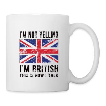 Brite Großbritannien Herkunft Britische Flagge - Tasse - Weiß - Rechts