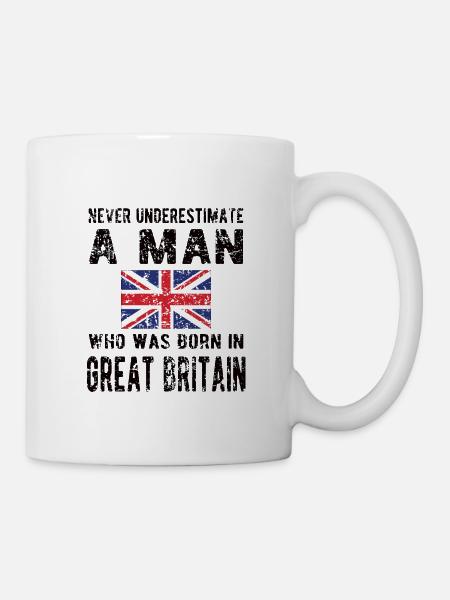 British Great Britain Origin British flag - Mug - white