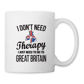 Brite Großbritannien Herkunft Britische Flagge - Tasse - Weiß - Rechts