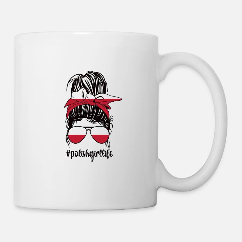 Proud Polish Poland Flag Polish roots - Mug - white