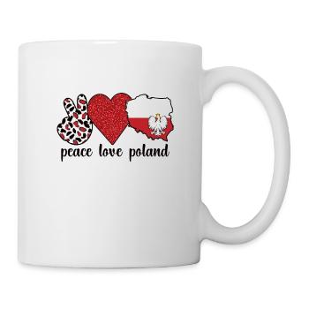 Stolzer Pole Polen Flagge Polnische Wurzeln - Tasse - Weiß - Rechts