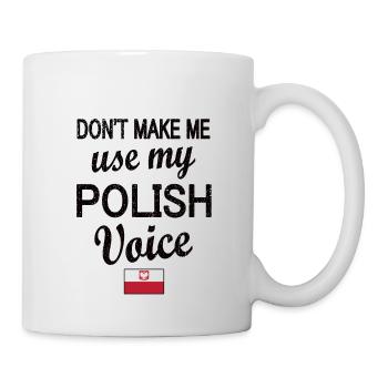 Stolzer Pole Polen Flagge Polnische Wurzeln - Tasse - Weiß - Rechts