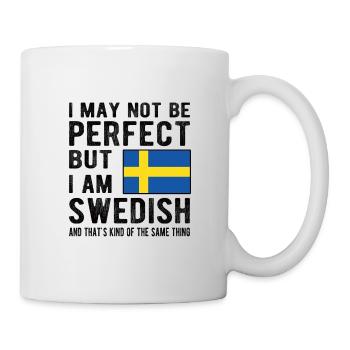Schwede Schweden Flagge Schwedische Herkunft - Tasse - Weiß - Rechts
