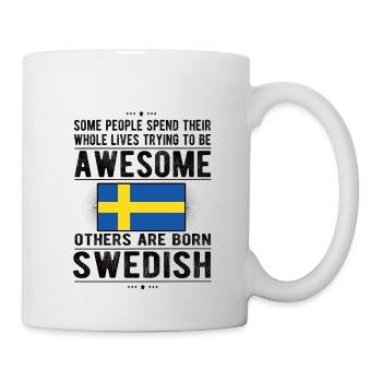 Suédois Suède Drapeau Origine suédoise - Mug blanc - blanc - Droite