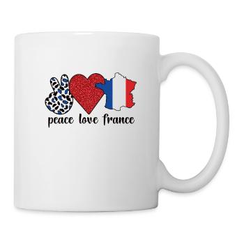 Français Racines Français du drapeau de la France - Mug blanc - blanc - Droite