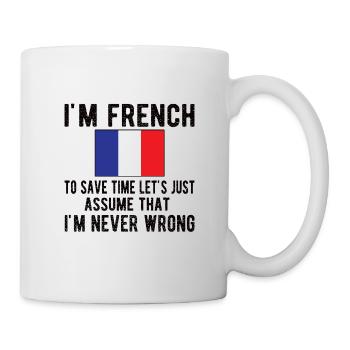 French France Origin French flag - Mug - white - Right