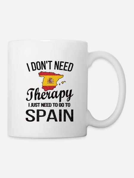 Fier espagnol Espagne Origine Drapeau espagnol - Mug blanc - blanc