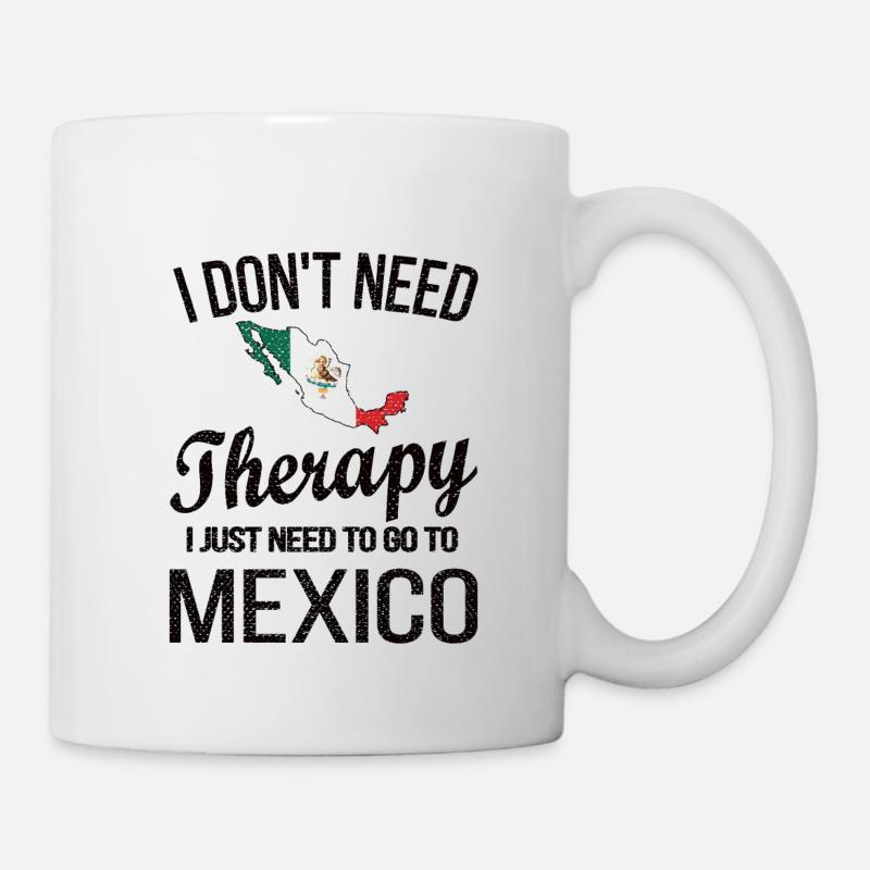 Mexique Origine Mexique Drapeau mexicain - Mug blanc - blanc