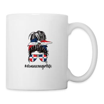 Dominican Dominican Republic Flag - Mug - white - Right