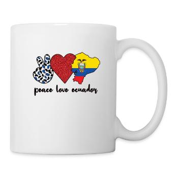 Ecuadorianer Ecuador Ecuadorianische Wurzeln - Tasse - Weiß - Rechts
