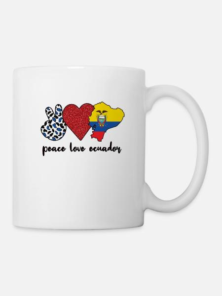 Équateur Équateur Racines équatoriennes - Mug blanc - blanc