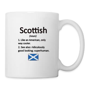 Proud Scotsman Scotland Scottish roots - Mug - white - Right