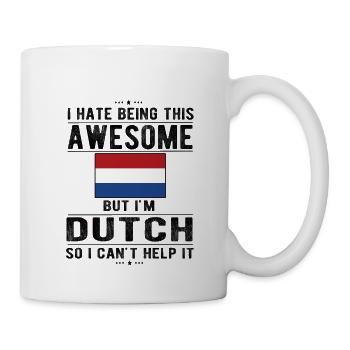 Néerlandais Pays-Bas Origine néerlandaise - Mug blanc - blanc - Droite