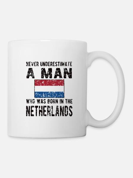 Niederländer Niederlande Niederländische Flagge - Tasse - Weiß