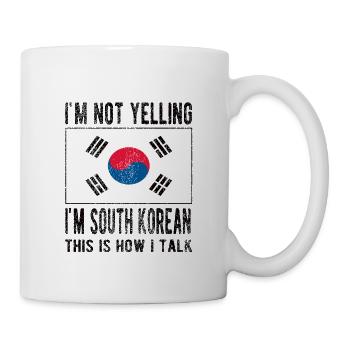 South Korea Flag South Korean South Korea Origin - Mug - white - Right