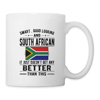 Afrique du Sud Origine Afrique du Sud Drapeau de l’Afrique du Sud - Mug blanc - blanc - Droite