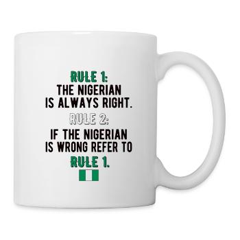 Fier Nigérian Nigeria Racines nigérianes - Mug blanc - blanc - Droite