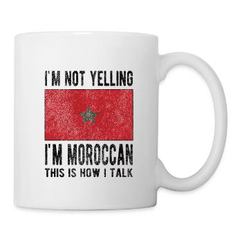 Moroccan Morocco Origin Moroccan flag - Mug - white - Right