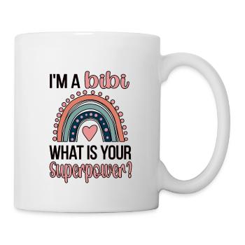 Bibi Grand-mère Cadeau de fête des mères Bibi Grand-mère - Mug blanc - blanc - Droite