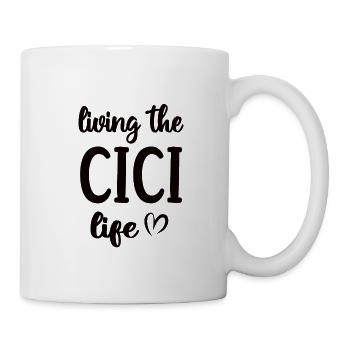 Beste Cici Oma Muttertag Cici Großmutter - Tasse - Weiß - Rechts