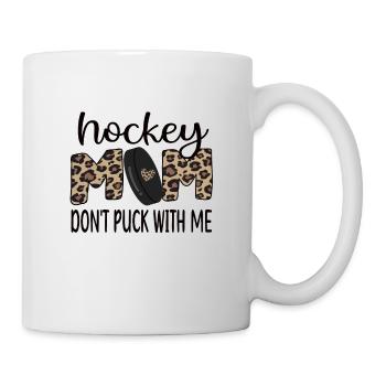 Stolze Eishockey Mama Von Eishockeyspieler Mutter - Tasse - Weiß - Rechts