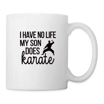 Meilleur cadeau de maman de karaté Fière maman de karaté - Mug blanc - blanc - Droite
