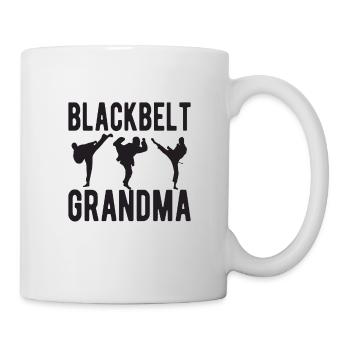 Black Belt Karate Grandma Karate Grandmother - Mug - white - Right