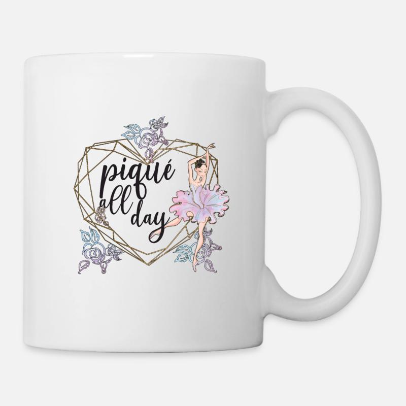 Danseuse de ballet ballerine danseuse de ballet - Mug blanc - blanc