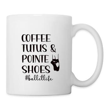 Balletttänzerin Ballerina Balletttanz Ballerina - Tasse - Weiß - Rechts