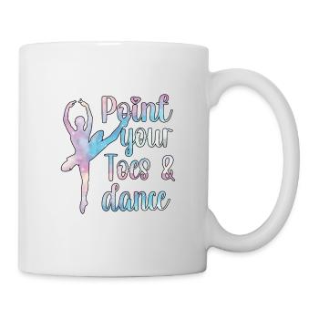Balletttänzerin Ballerina Balletttanz Ballerina - Tasse - Weiß - Rechts