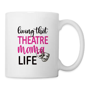 Fière maman de théâtre Acteur de théâtre maman - Mug blanc - blanc - Droite