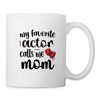 Théâtre Maman d’une Mère Actrice de Théâtre - Mug blanc - blanc - Droite