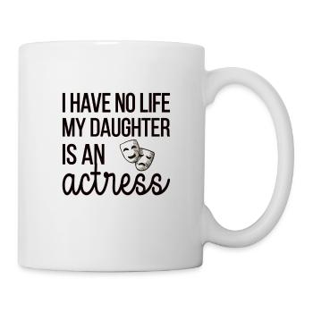 Théâtre Maman d’une Mère Actrice de Théâtre - Mug blanc - blanc - Droite
