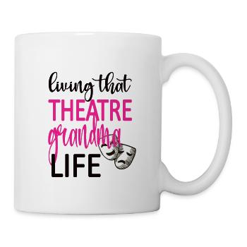 Fière Théâtre Grand-mère Théâtre Acteur Grand-mère - Mug blanc - blanc - Droite