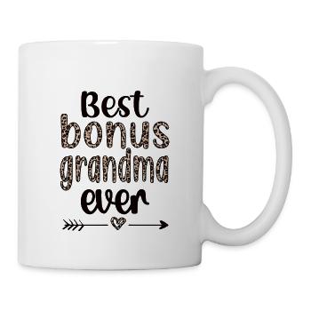 Meilleur bonus Grand-mère fière beau-mère cadeau - Mug blanc - blanc - Droite