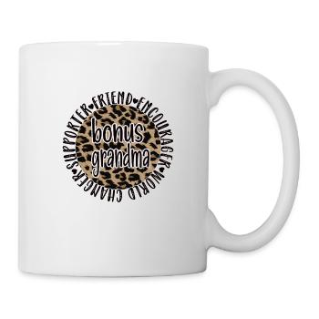 Stolze Bonus-Oma Beste Stiefgroßmutter Geschenk - Tasse - Weiß - Rechts