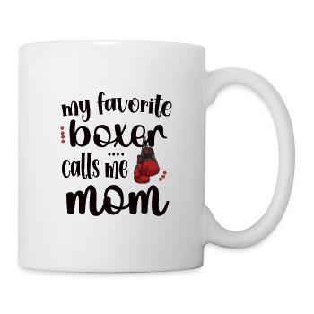 Proud Boxmama Gift Box Mother By Boxer Mama - Mug - white - Right