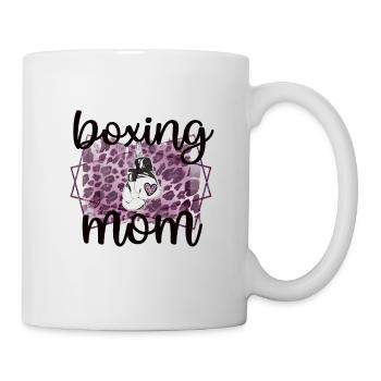 Boxmama Gift Proud Boxing Mother By Boxer Mama - Mug - white - Right