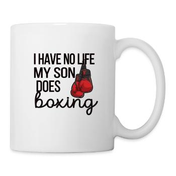 Cadeau de maman de boxe Maman de boxe fière de Boxer Mama - Mug blanc - blanc - Droite