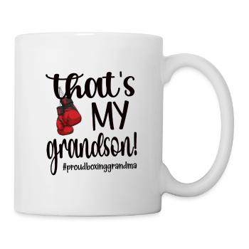 Boxoma fier boxe grand-mère boxeur grand-mère cadeau - Mug blanc - blanc - Droite