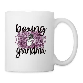 Boxoma Coffret Cadeau Grand-mère Fière Boxer Grand-mère - Mug blanc - blanc - Droite