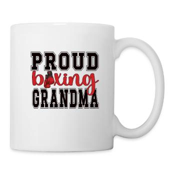 Boxoma Coffret Cadeau Grand-mère Fière Boxer Grand-mère - Mug blanc - blanc - Droite