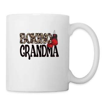 Boxoma Coffret Cadeau Grand-mère Fière Boxer Grand-mère - Mug blanc - blanc - Droite