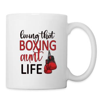 Boxing Aunt Gift Box Aunt By Boxer Proud Aunt - Mug - white - Right