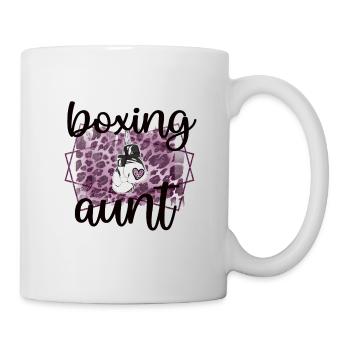 Boxe Tante Fière Boxe Tante Par Boxer Tante Cadeau - Mug blanc - blanc - Droite