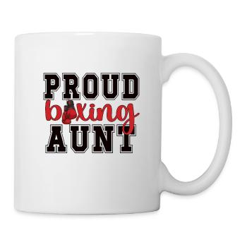 Boxe Tante Fière Boxe Tante Par Boxer Tante Cadeau - Mug blanc - blanc - Droite