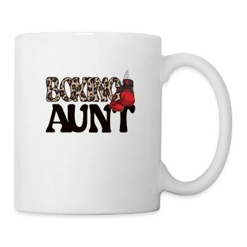 Boxe Tante Fière Boxe Tante Par Boxer Tante Cadeau - Mug blanc - blanc - Droite