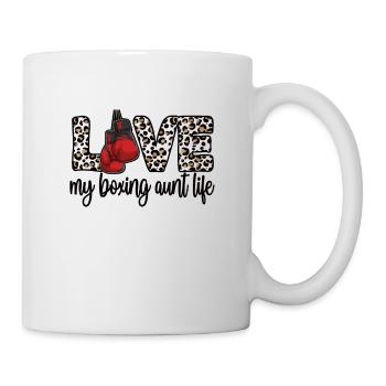Boxe Tante Fière Boxe Tante Par Boxer Tante Cadeau - Mug blanc - blanc - Droite