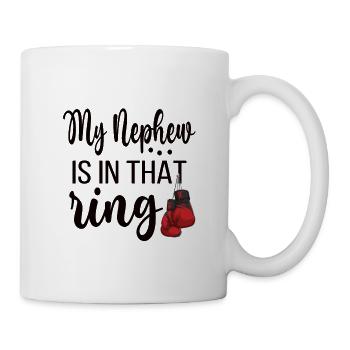 Boxe Tante Fière Boxe Tante Par Boxer Tante Cadeau - Mug blanc - blanc - Droite
